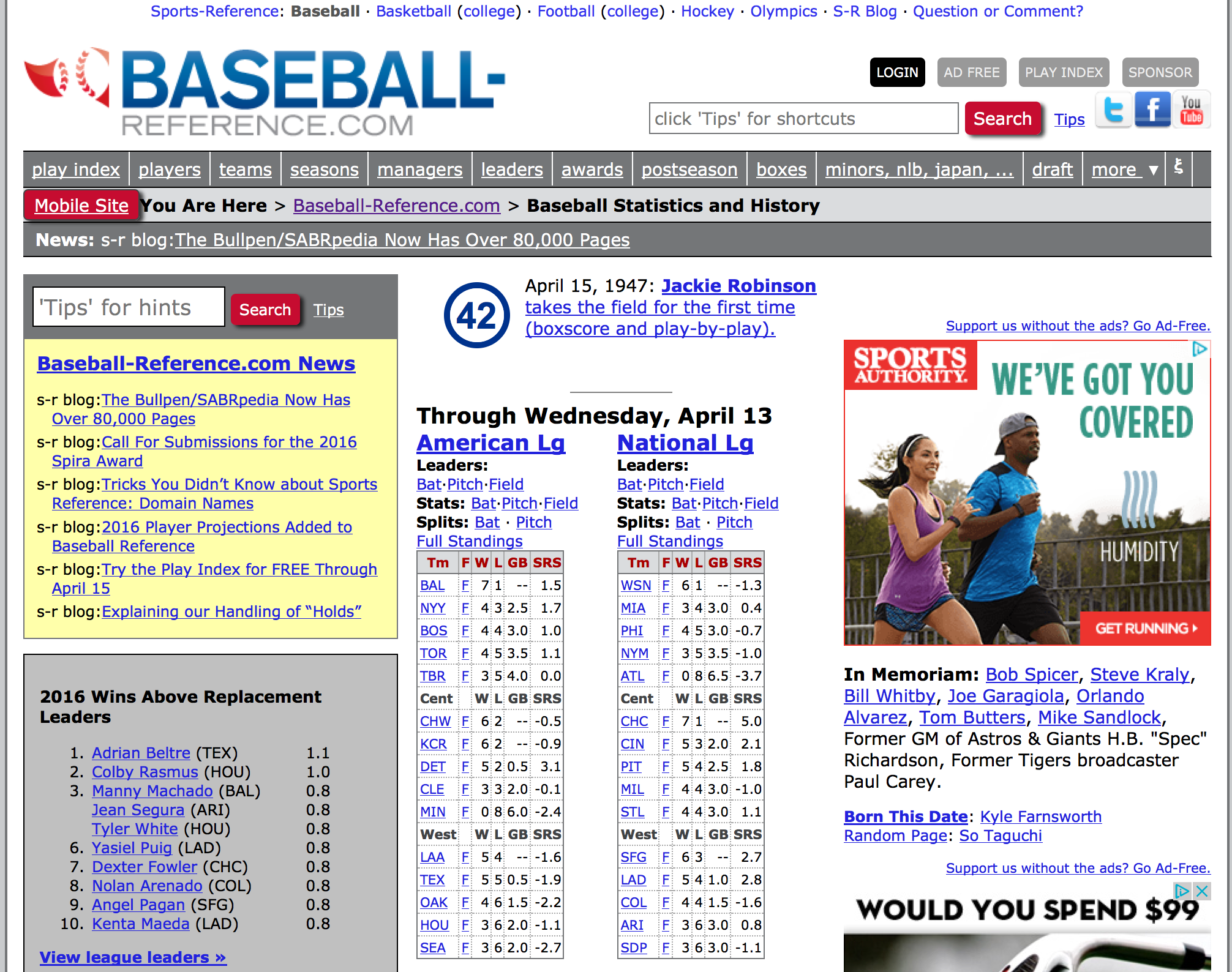 Baseball Stats Galore - Join SABR on May 16 for Free Talk - Blog Sarah