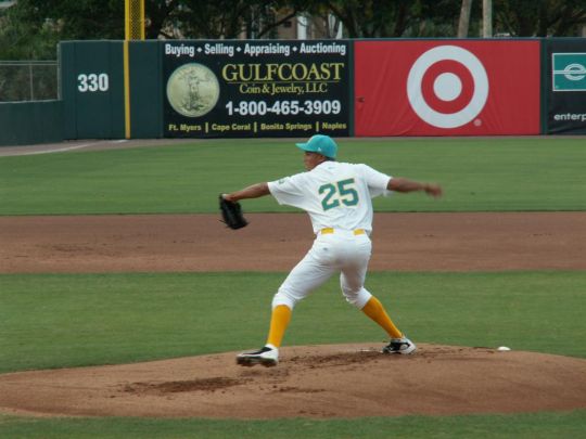 Adrian Salcedo 4/14/12 against Bradenton Marauders