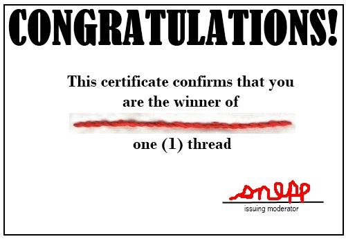 thread winner