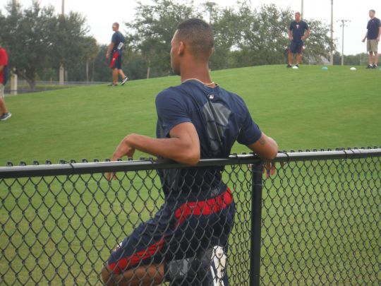 Byron Buxton just chilling