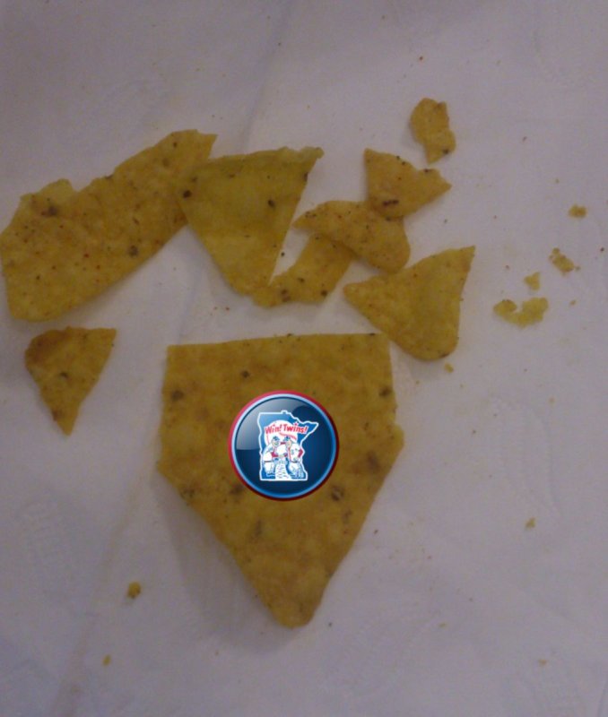 Home plate Dorito