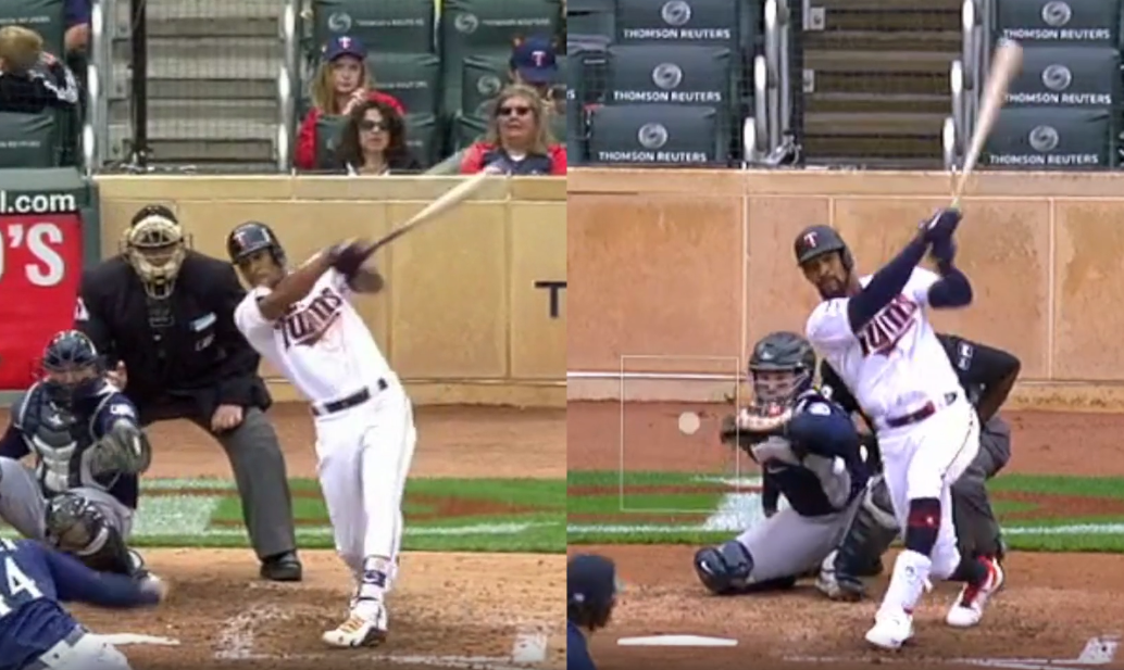 Byron Buxton Speed Demon Flex Vs. Tigers