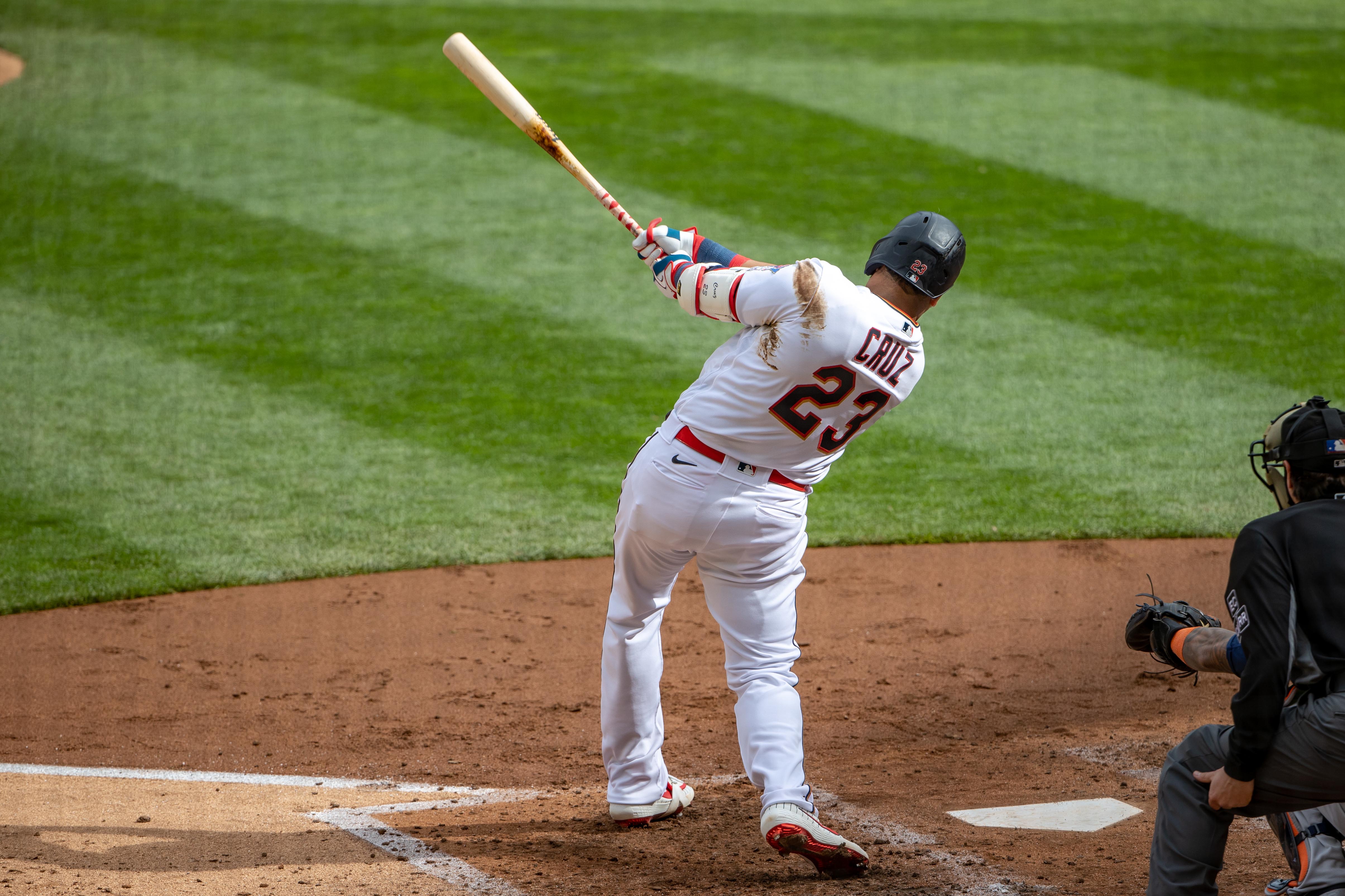 Ryan Jeffers broke the Twins press box ceiling with a foul ball