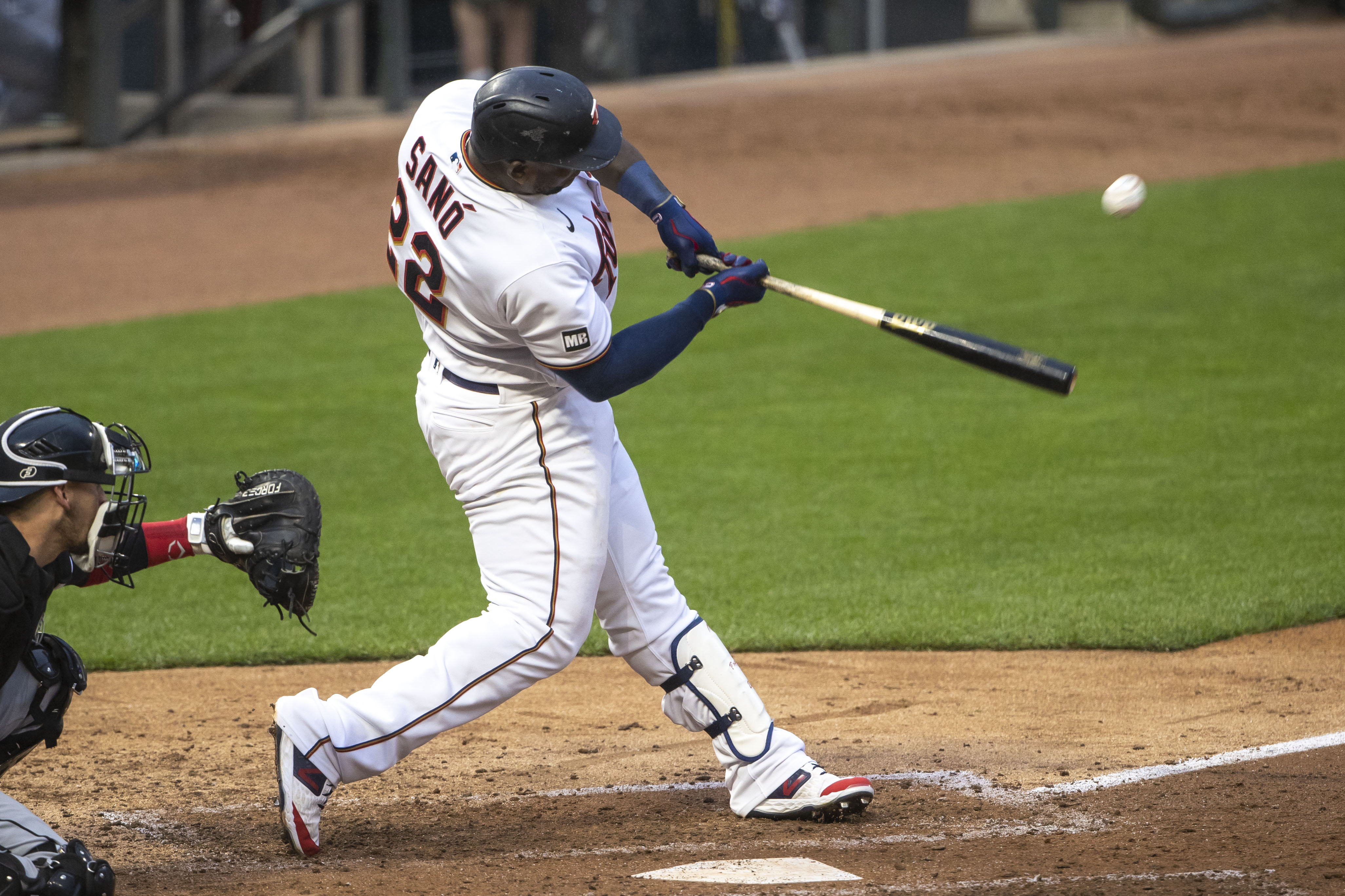 Miguel Sano strikes out swinging., 07/29/2022