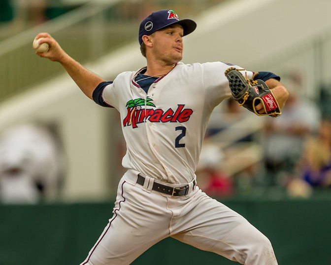 April 30, 2022: Rochester Red Wings infielder Joey Meneses (17) runs to  position in a game against the Syracuse Mets. The Rochester Red Wings  hosted the Syracuse Mets in the second game