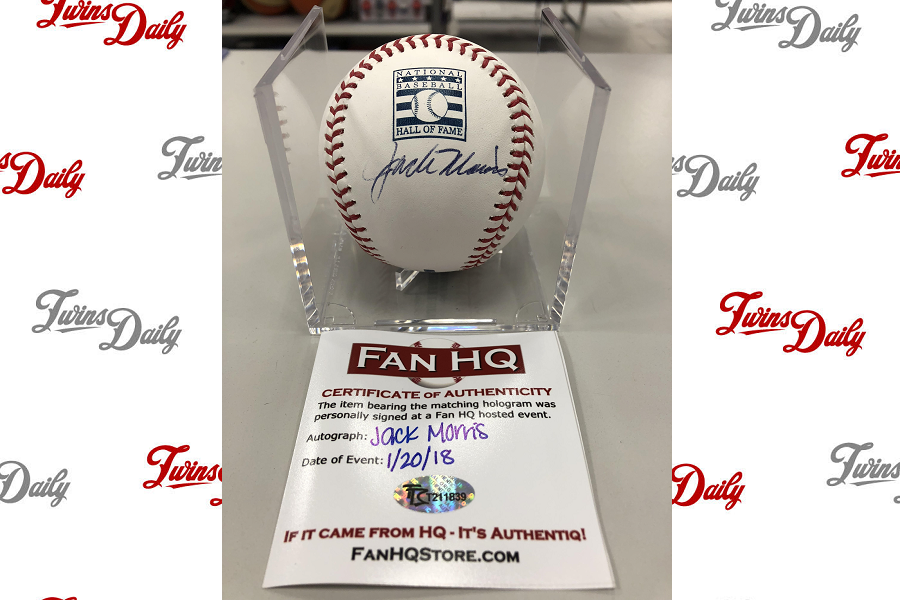 Winner Announced For Jack Morris Autographed Hall Of Fame Baseball!