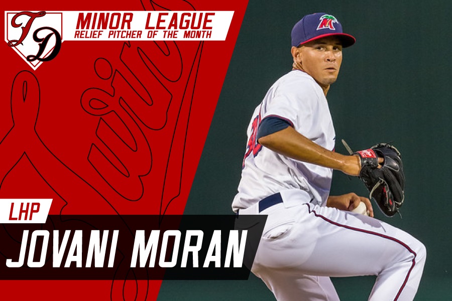 Twins Minor League Relief Pitcher Of The Month July 2018 Minors