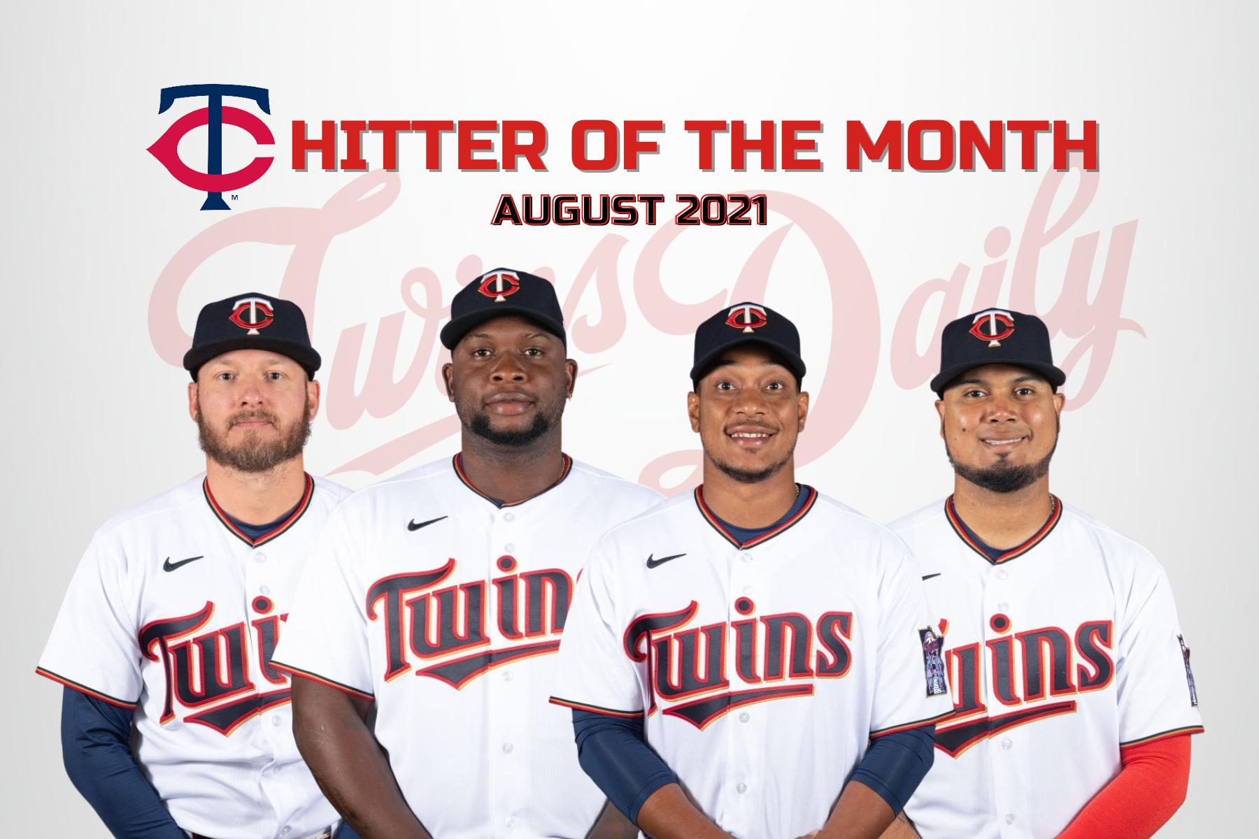 Twins Daily Minnesota Twins Hitter of the Month - August 2021