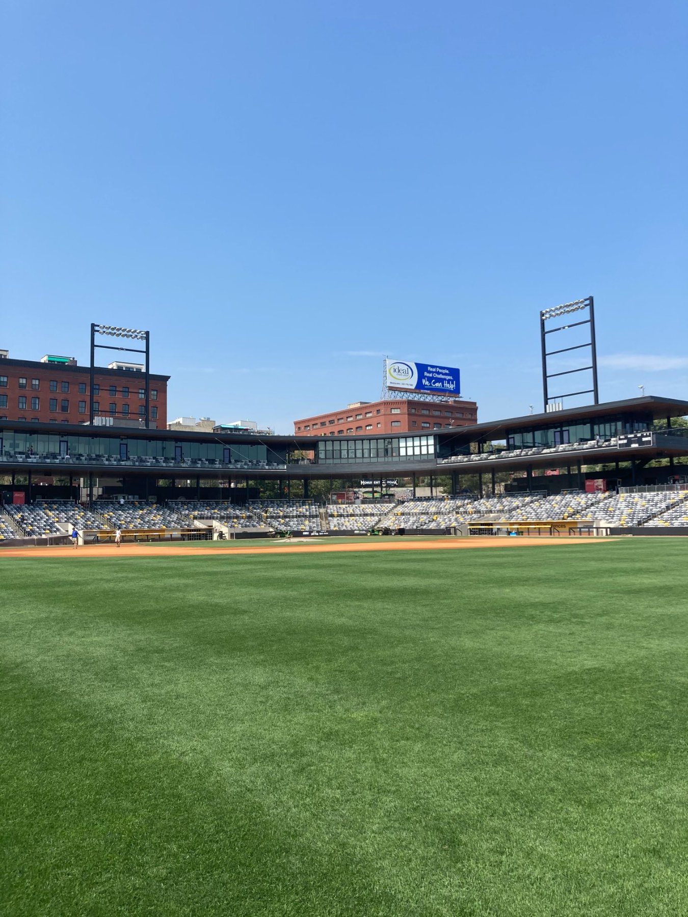 Down to the punch list at St. Paul's CHS Field