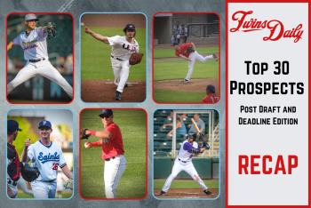 TD Tops Twins Prospect Rankings (Post Draft and Trade Deadline): Recap
