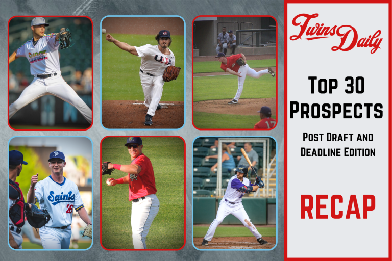 TD Tops Twins Prospect Rankings (Post Draft and Trade Deadline): Recap