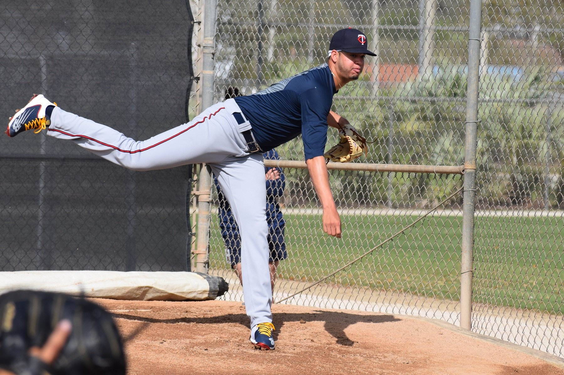 Brusdar Graterol throws baseball at 101 MPH which breaks his gold