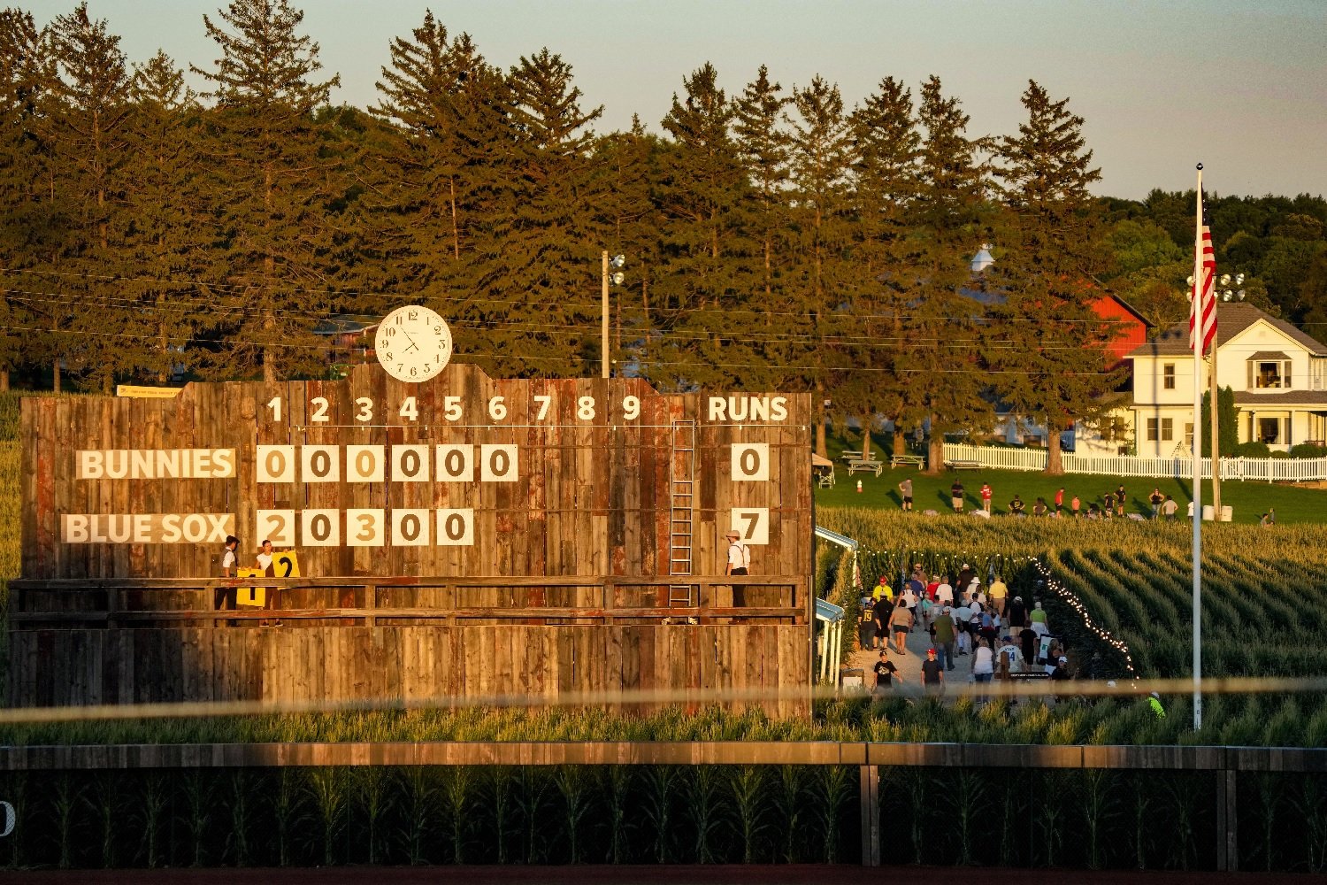 Field of Dreams minor-league game: Cedar Rapids Kernels vs. Quad