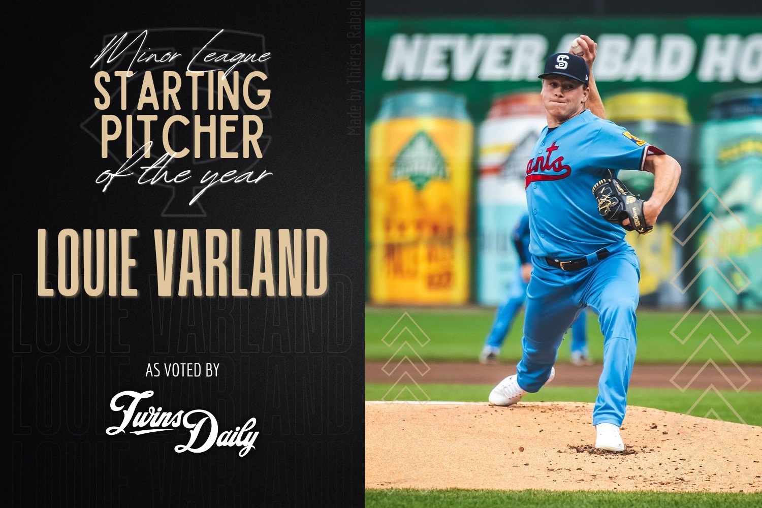 Twins Daily on X: Mighty Mussels pitcher Louie Varland knows a thing or  two about Minnesota baseball. The RHP attended North St. Paul High School  and pitched for @CSPBearsBase!  / X