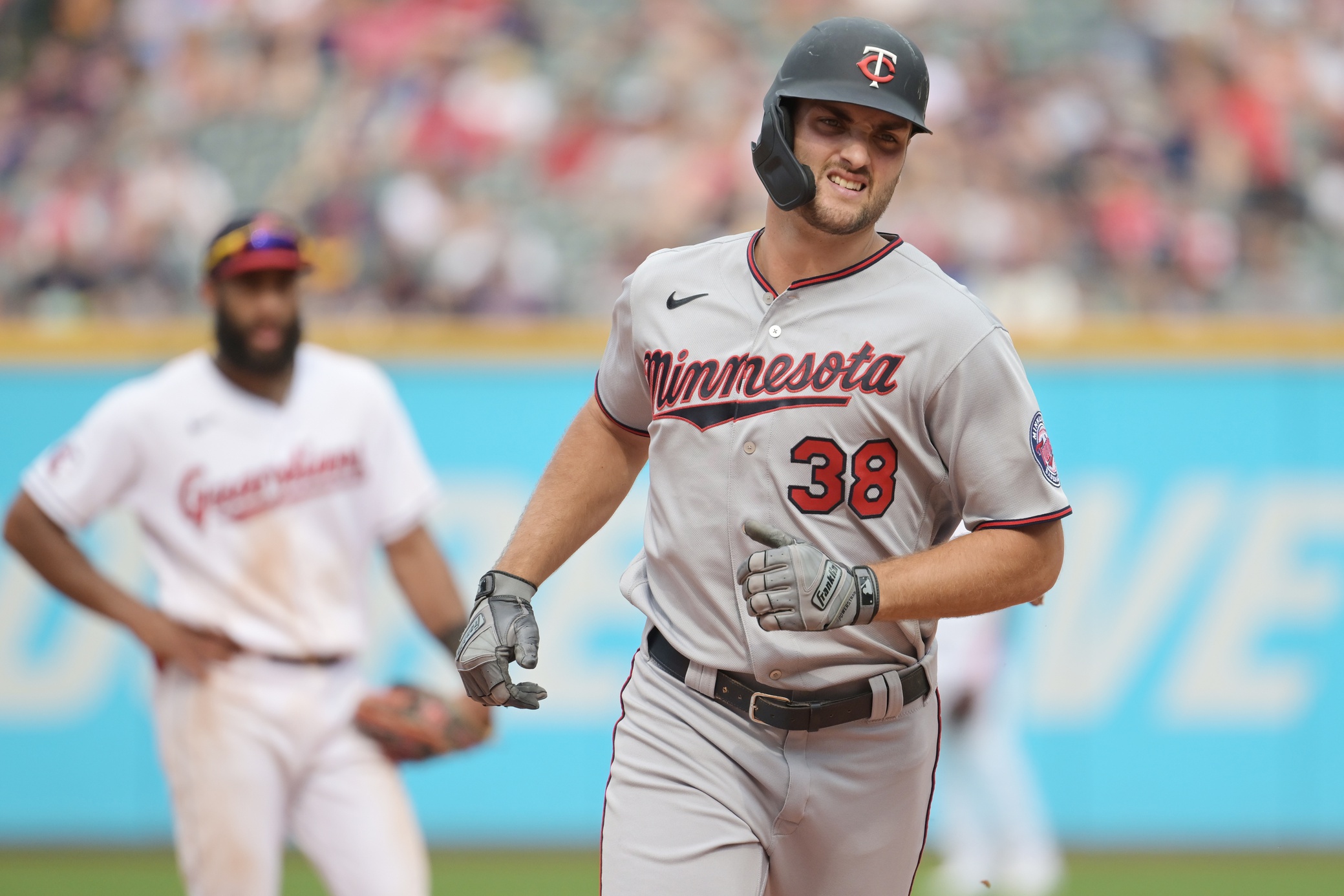 Saints infielder Jose Miranda, St. Paul native Louie Varland