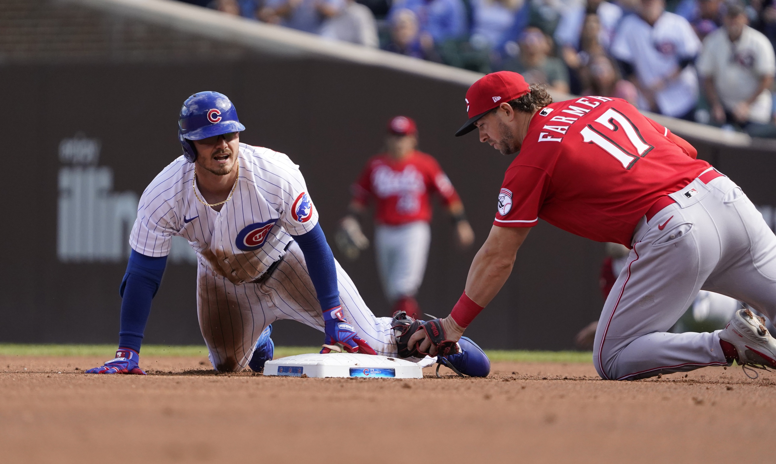 Reds' Kyle Farmer making his case to start at shortstop