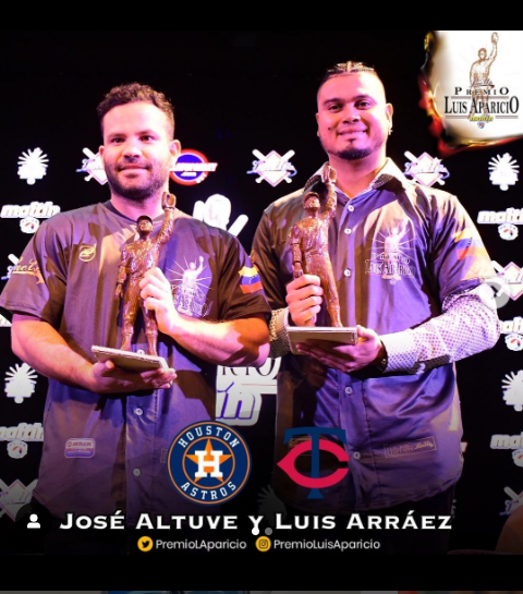 Arraez and Altuve are Awarded 2022 Luis Aparicio Award - Twins - Twins Daily