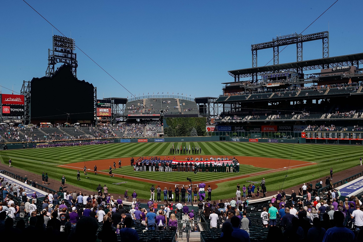 Best seats to catch a fly ball at Coors Field 