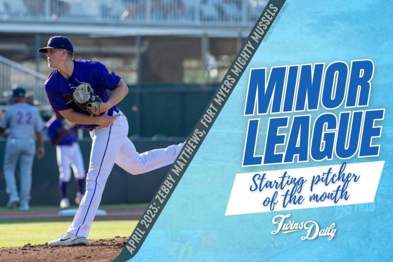 Twins Minor League Starting Pitcher of the Month - April 2023