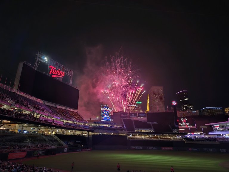 Notes from the Ballpark: Twins Light Up Electric Target Field with Fourth of July Series Sweep