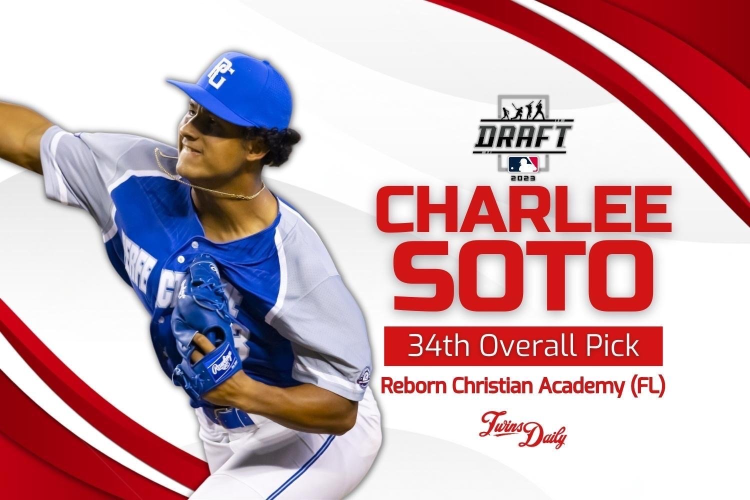 Twins Select Charlee Soto at #34 in the 2023 MLB Draft - MLB Draft