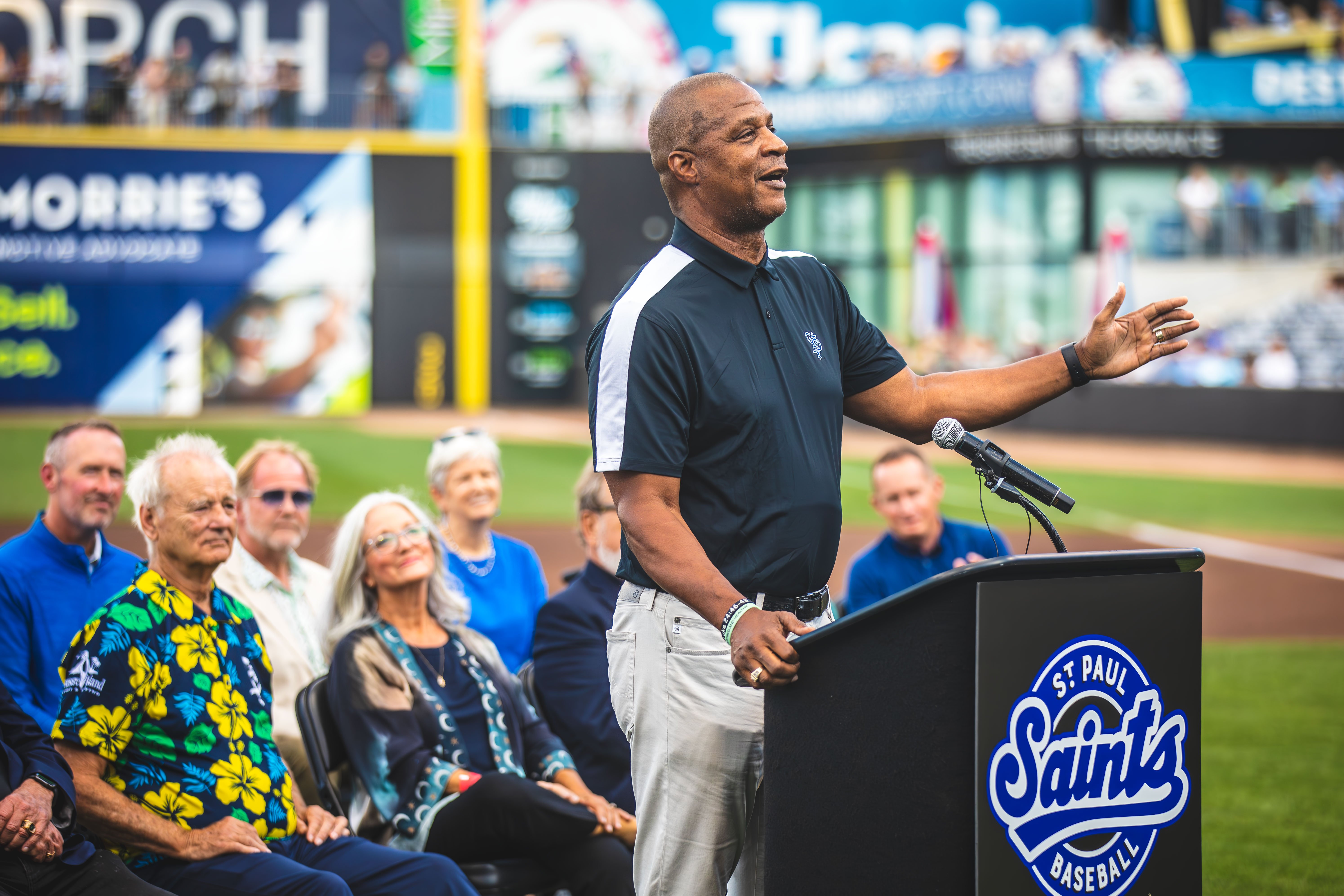 Former Saints player Darryl Strawberry, Bill Murray to be honored at CHS  Field Aug. 12 - CBS Minnesota