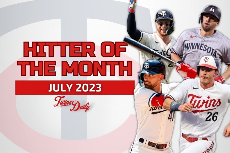 Twins Daily Hitter of the Month - July 2023