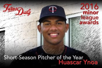 Twins 2016 Short Season Pitcher Of The Year