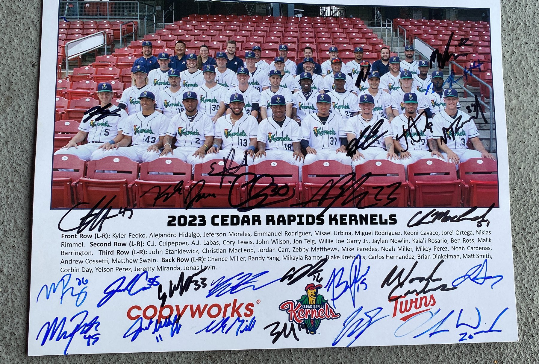 The Cedar Rapids Kernels are the 2023 Midwest League Champions! :  r/minnesotatwins