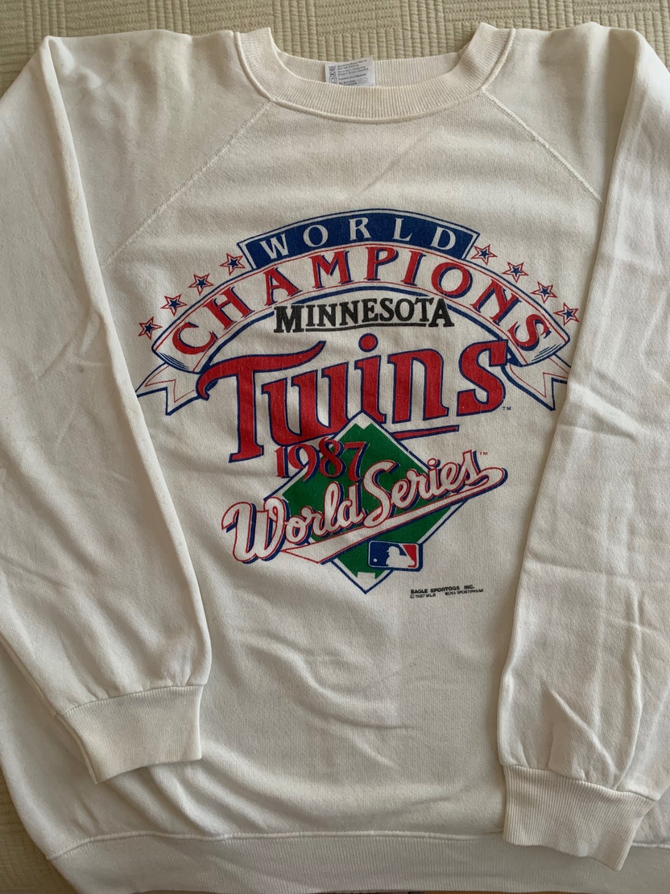 Yesterday's Fits Vtg MLB Minnesota Twins Baseball Jersey