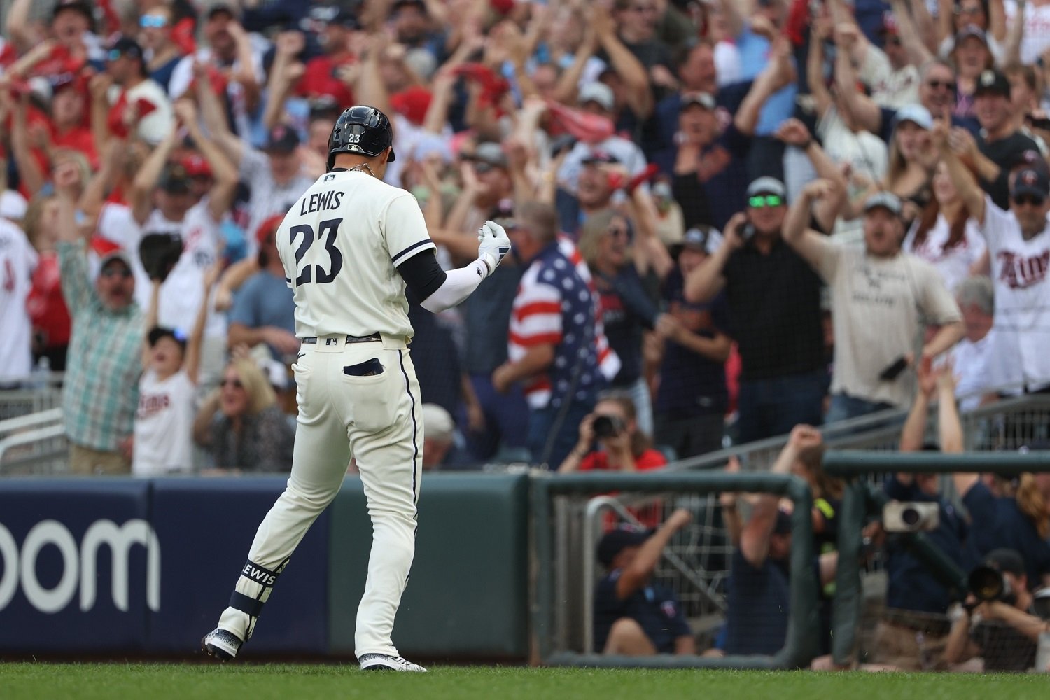 Pablo Lopez showed up to Target Field wearing the jersey of his