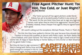 The Twins' Free Agent Pitcher Hunt: Too Hot, Too Cold, or Just Right?