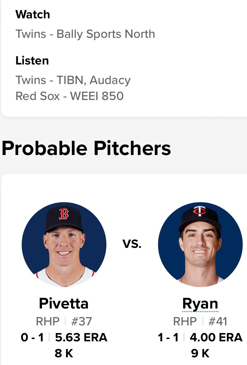 3/18 vs Red Sox Minnesota Twins Talk Twins Daily