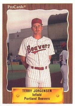 Terry Jorgensen Baseball Card Image