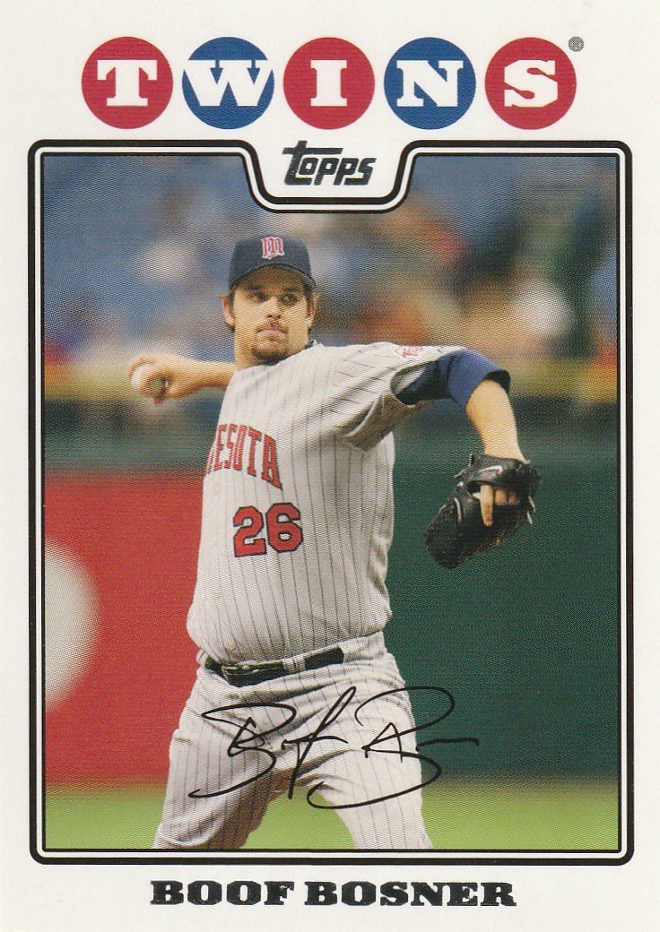 Boof Bonser Baseball Card Image