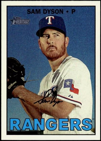 Sam Dyson Baseball Card Image