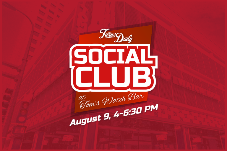 Join Twins Daily’s Social Club for a Doubleheader Party this Friday!