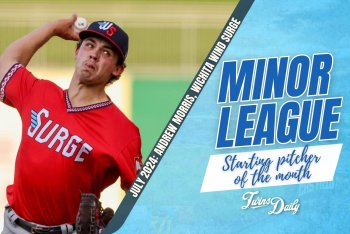 Twins Daily Minor League Starting Pitcher of the Month - July 2024