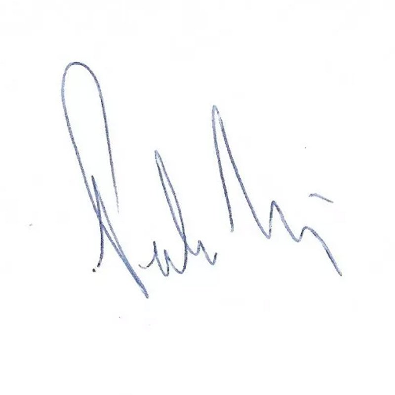 Pedro Muñoz's Autograph