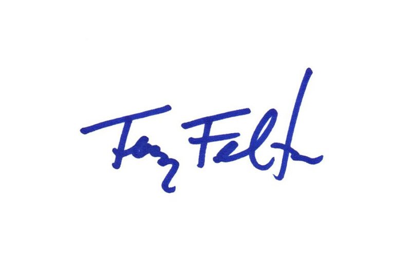 Terry Felton's Autograph