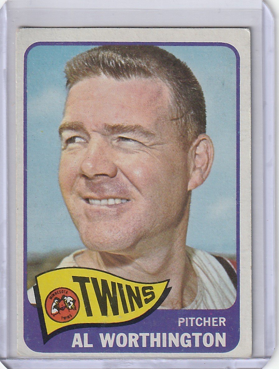 Al Worthington Baseball Card Image