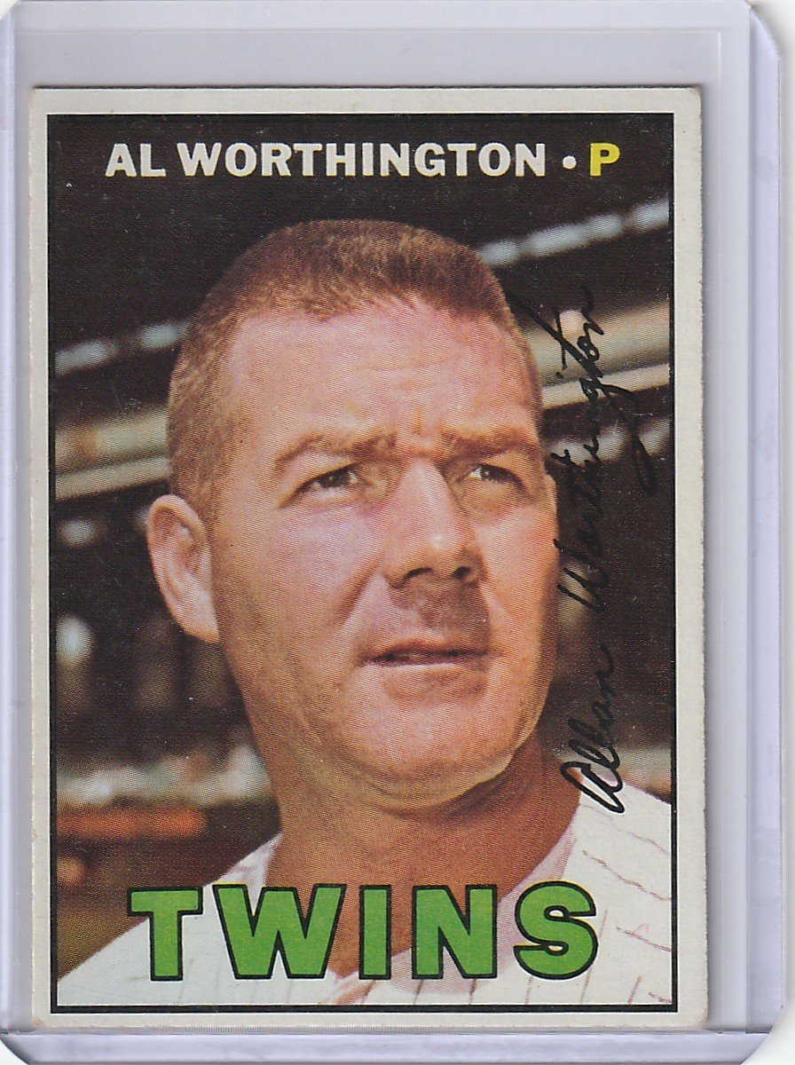 Al Worthington Baseball Card Image