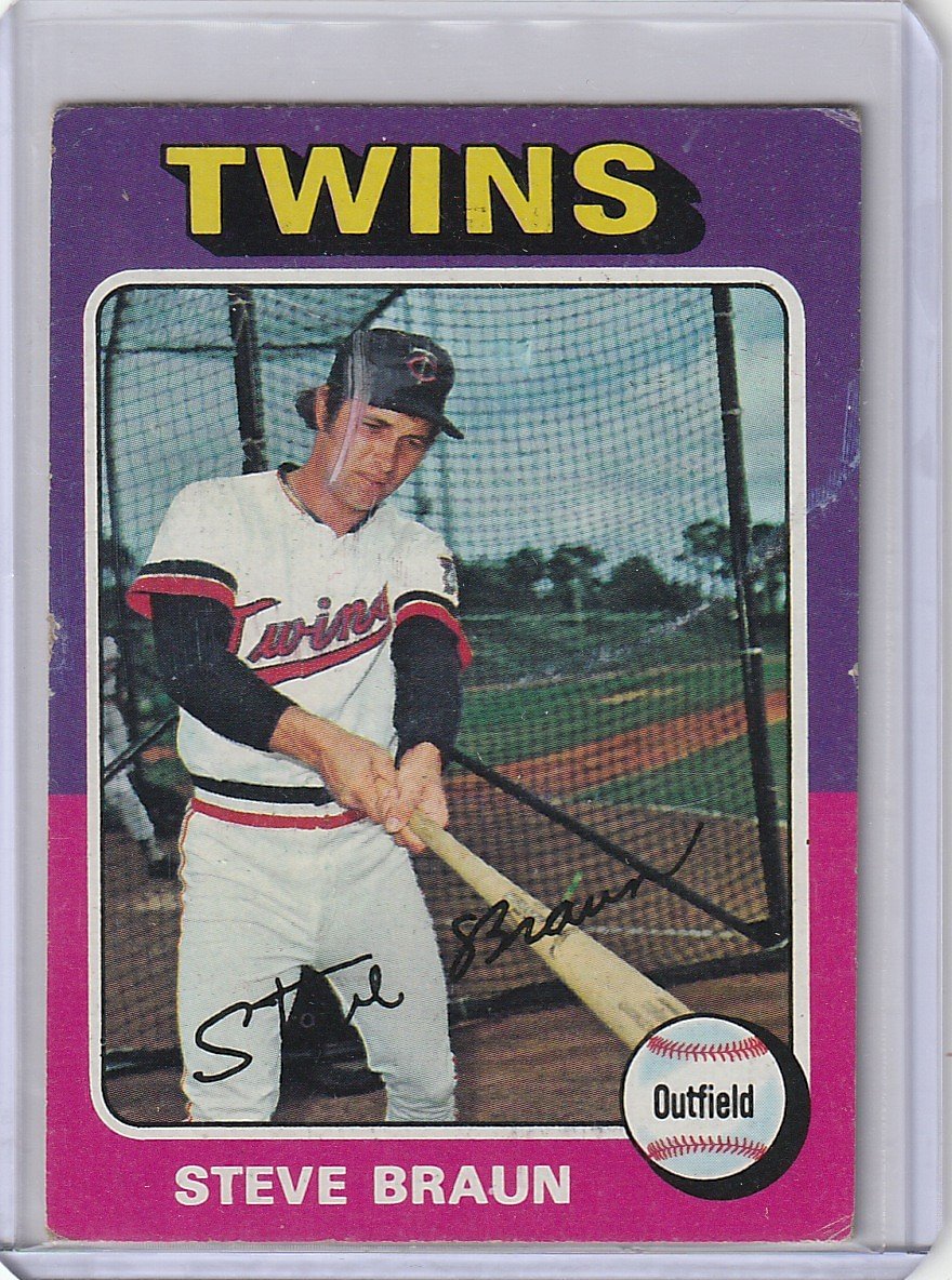Steve Braun Baseball Card Image