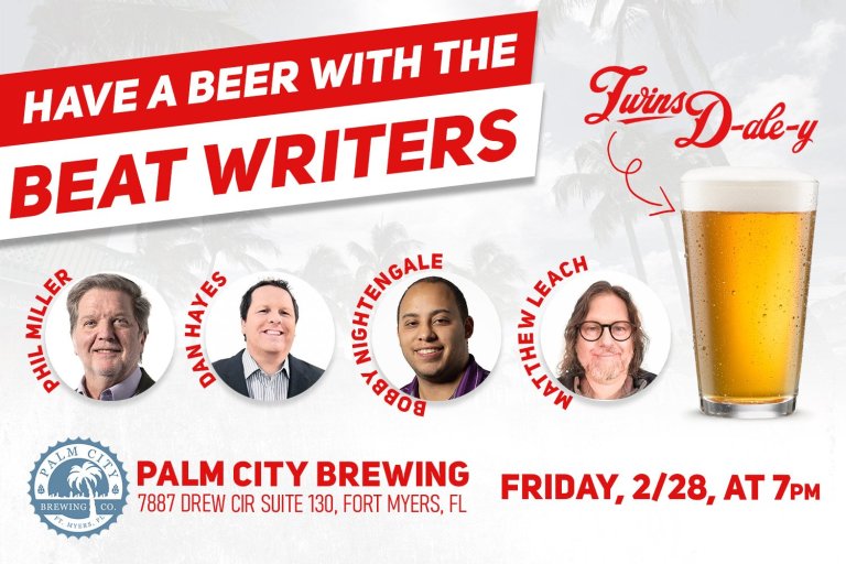 Join Us in Fort Myers for Twins Daily's "Beers with the Beat Writers"