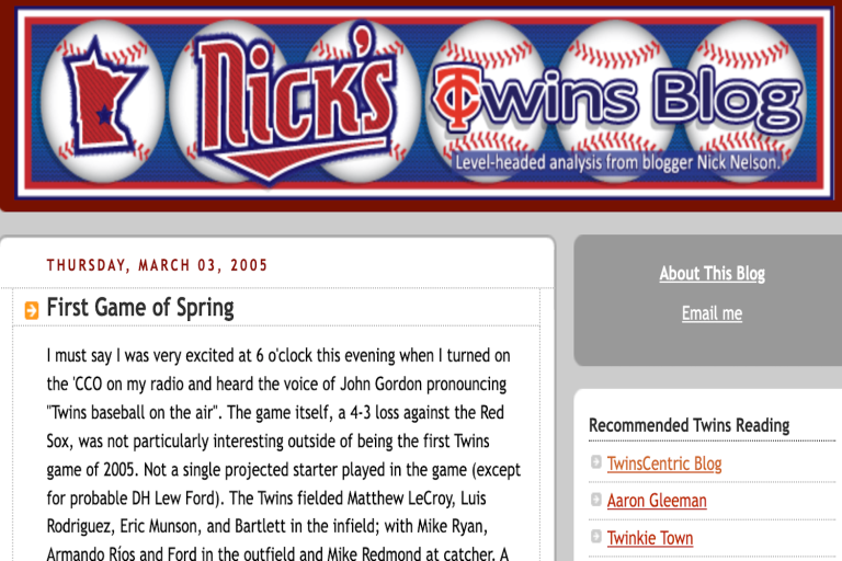 20 Years Later: Reflecting on Two Decades of Baseball Blogging