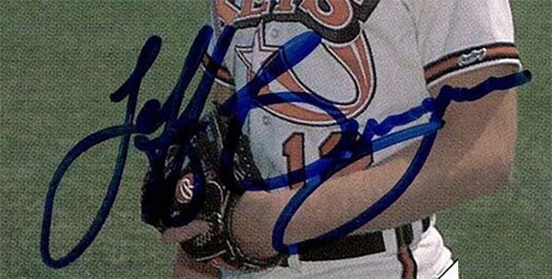Jeff Bumgarner's Autograph