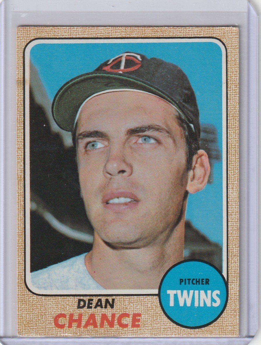 Dean Chance Baseball Card Image