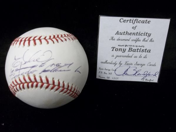 Tony Batista's Autograph