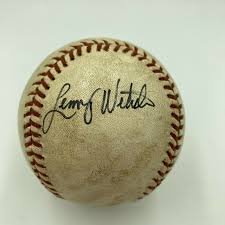 Lenny Webster's Autograph