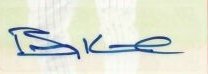 Bobby Korecky's Autograph